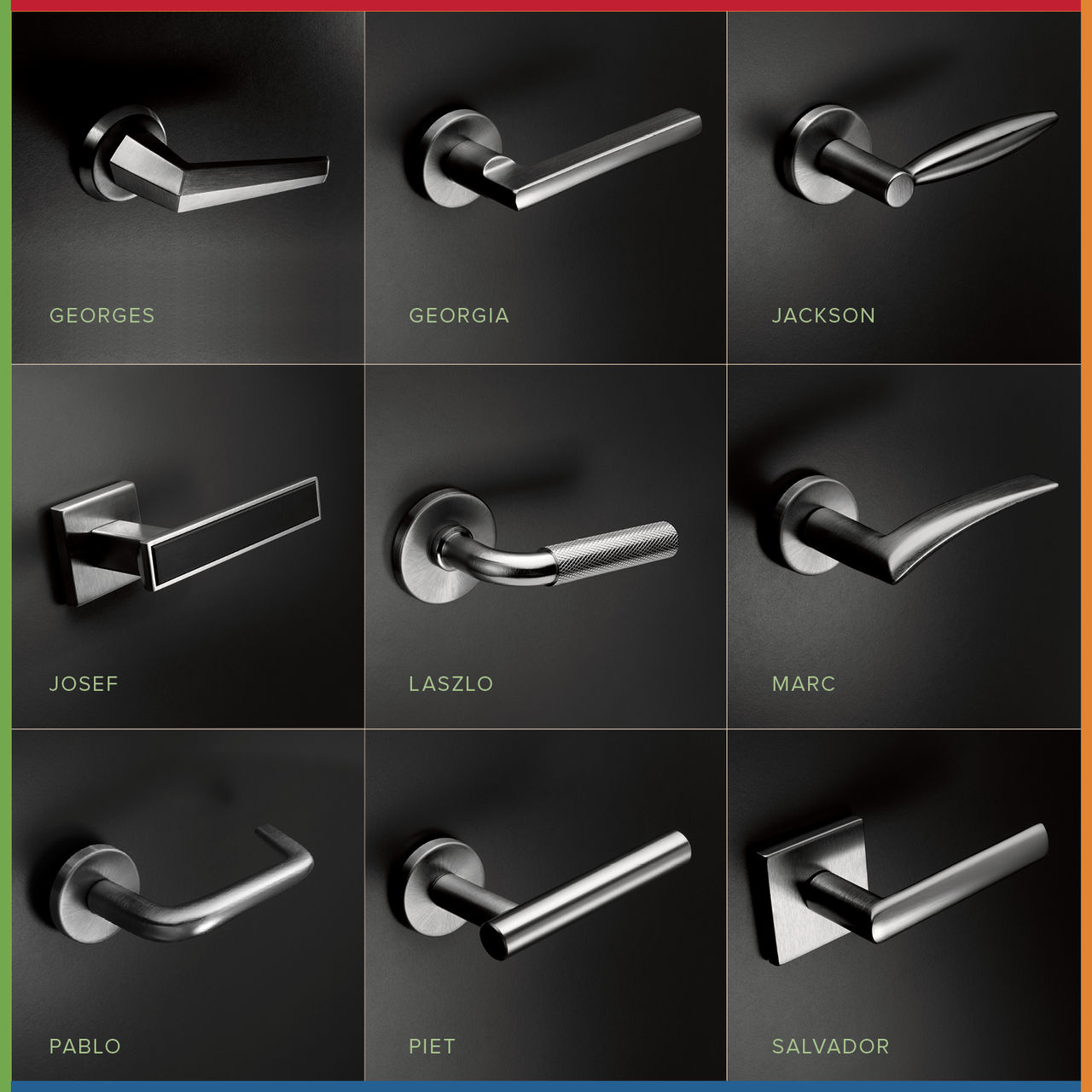 Designer door shop hardware